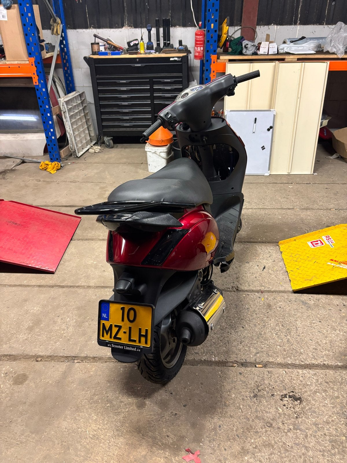 Piaggio Zip SP Kappenset - Rood, Ophalen of Verzenden, Gebruikt, Zip