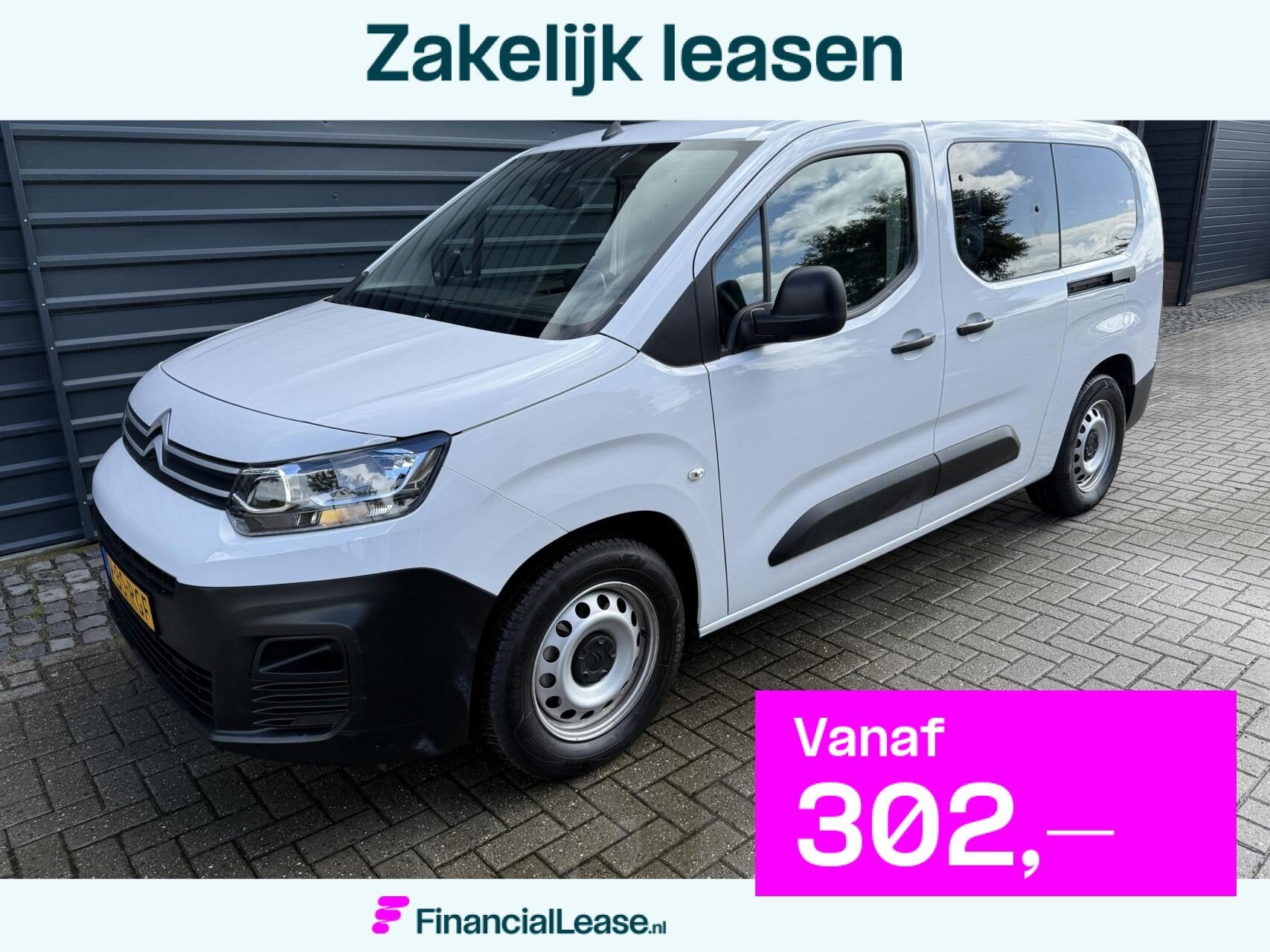 Citroen ë-Berlingo L2 XL Grijs Kenteken Full Electrisch SoH, Gebruikt, Citroën, Wit, 450 min