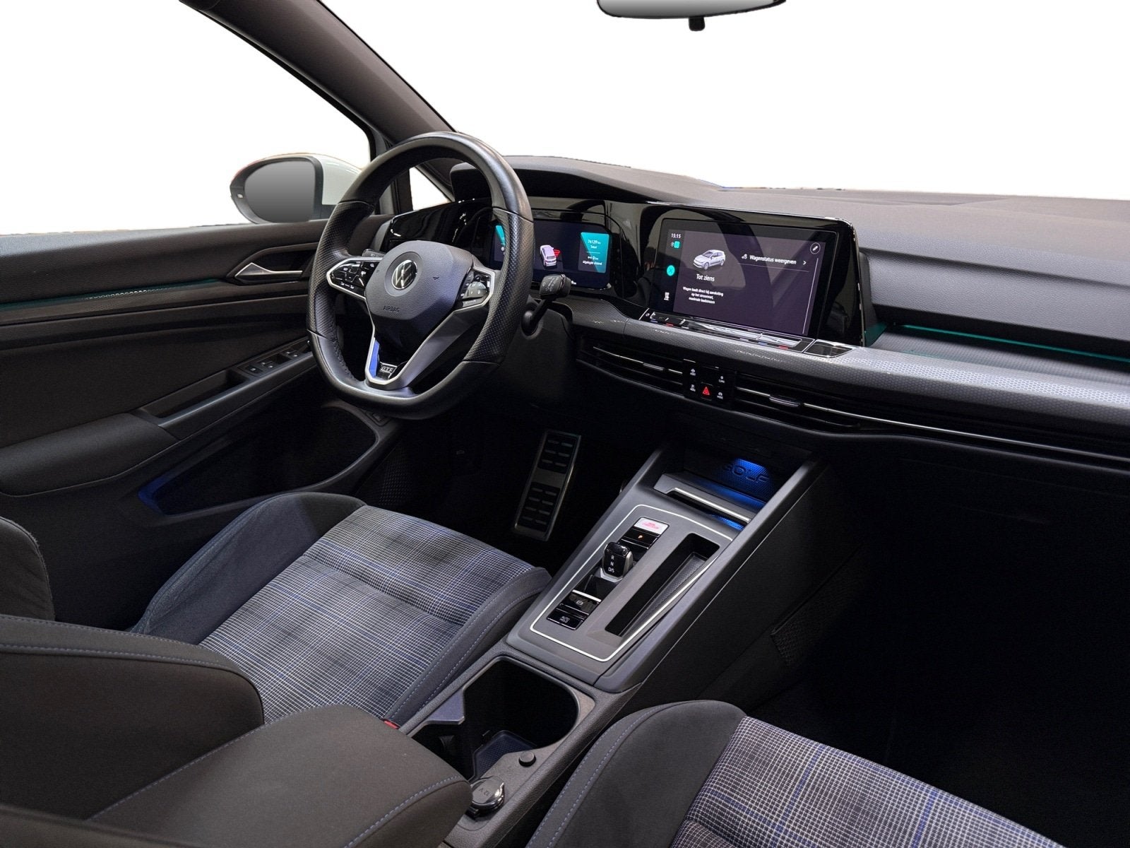 Volkswagen Golf 1.4 eHybrid GTE I Elek. Trekhaak I Stoel en, Auto's, Automaat, Stof, Gebruikt, Zwart