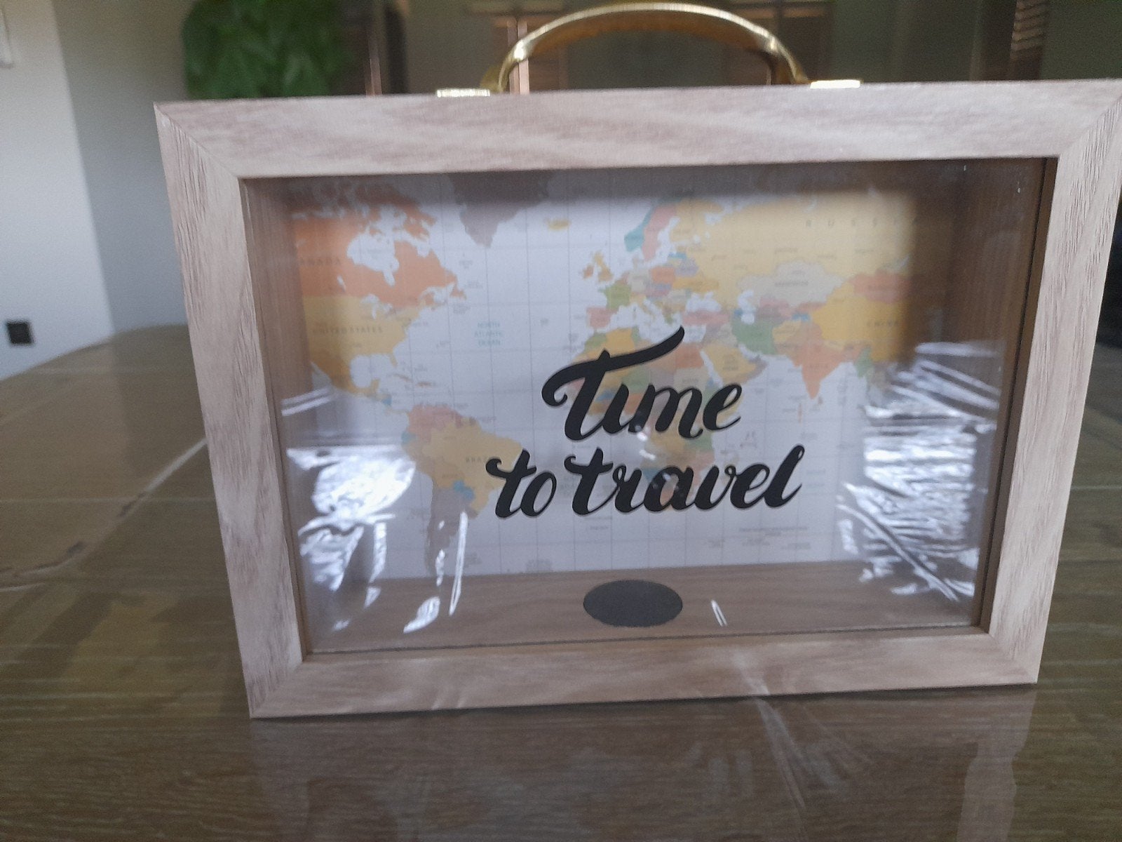 Nieuw Time To Travel koffer spaarpot, huwelijks /reizen tip, Verzamelen, Spaarpotten, Ophalen, Nieuw, Overige materialen, Overige thema's