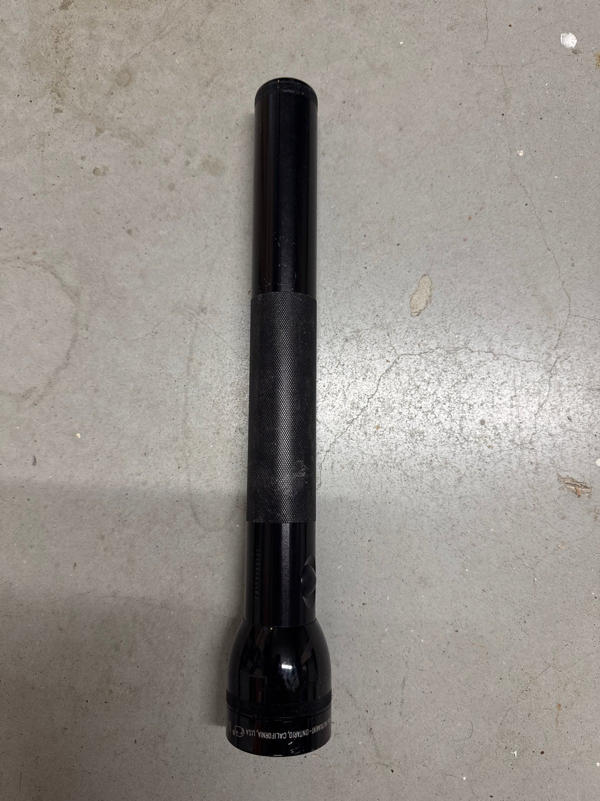 Maglite Staaflamp 4 D-cell Zwart - Robuuste Zaklamp, Ophalen of Verzenden, Gebruikt, Batterij