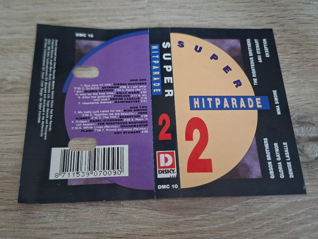 SUPER HITPARADE 2 (MC), Ophalen of Verzenden, Zo goed als nieuw, Origineel, 1 bandje