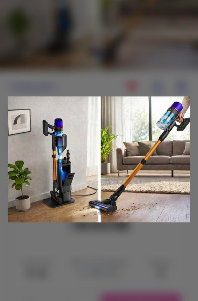 Hyundai Steelstofzuiger met Oplaad-& Leegstation -Vortex Pro, Ophalen of Verzenden, Nieuw, Reservoir, Minder dan 1200 watt