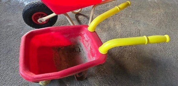 Kleine kinder kruiwagen, Ophalen, Gebruikt, Handmatig, Eenwielig