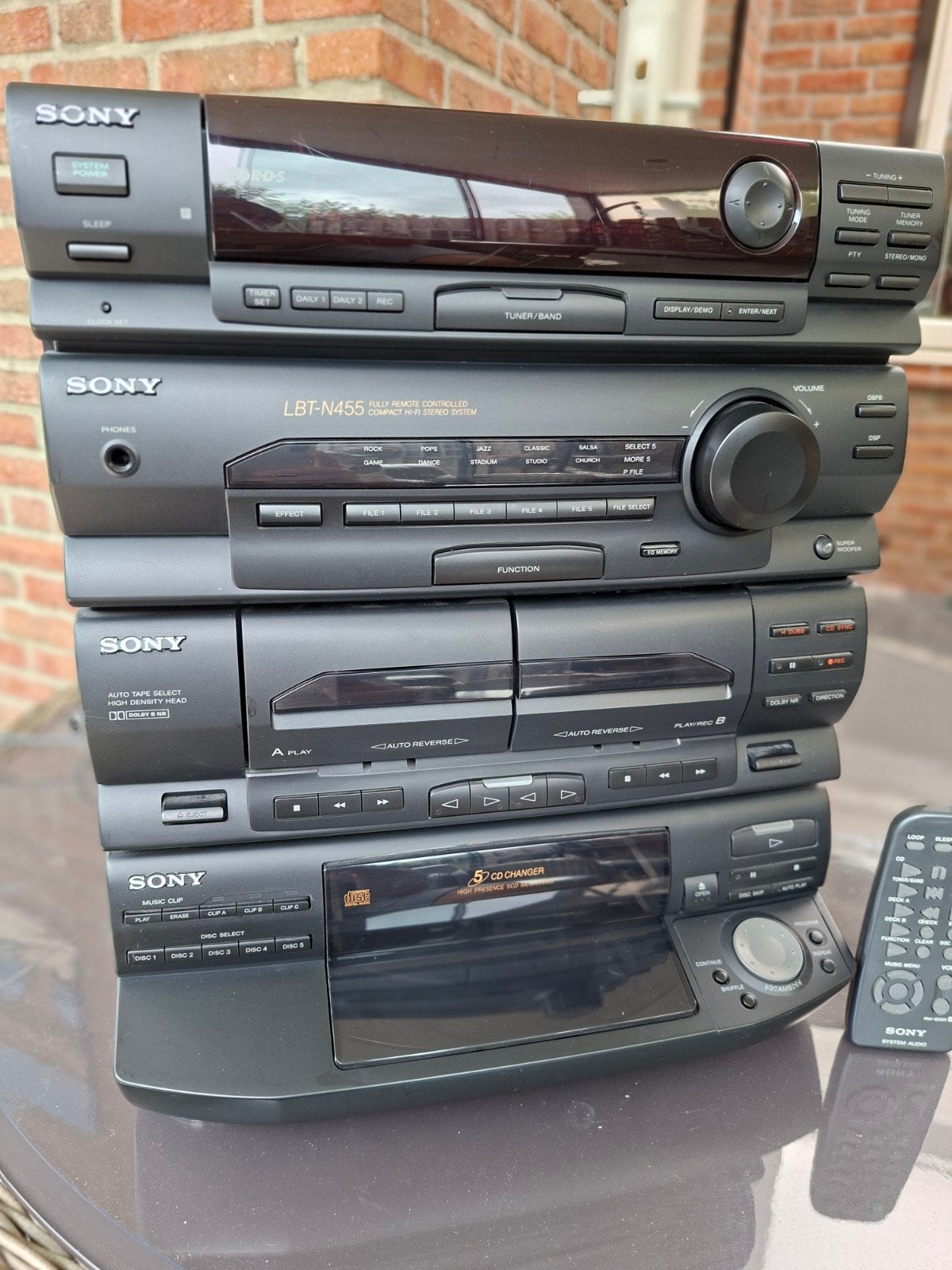 Sony LBT N455 midi-set, Ophalen, Gebruikt, Cassettedeck, Sony