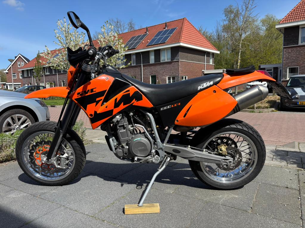 Ktm 660 SMC, in zeer goede staat, 3500 km, inruil mogelijk, Sportuitlaat, Occasion, 660 cc, Particulier