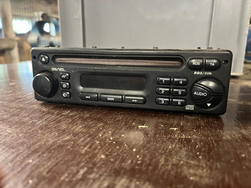 Autoradio peugeot 206, Ophalen of Verzenden, Gebruikt