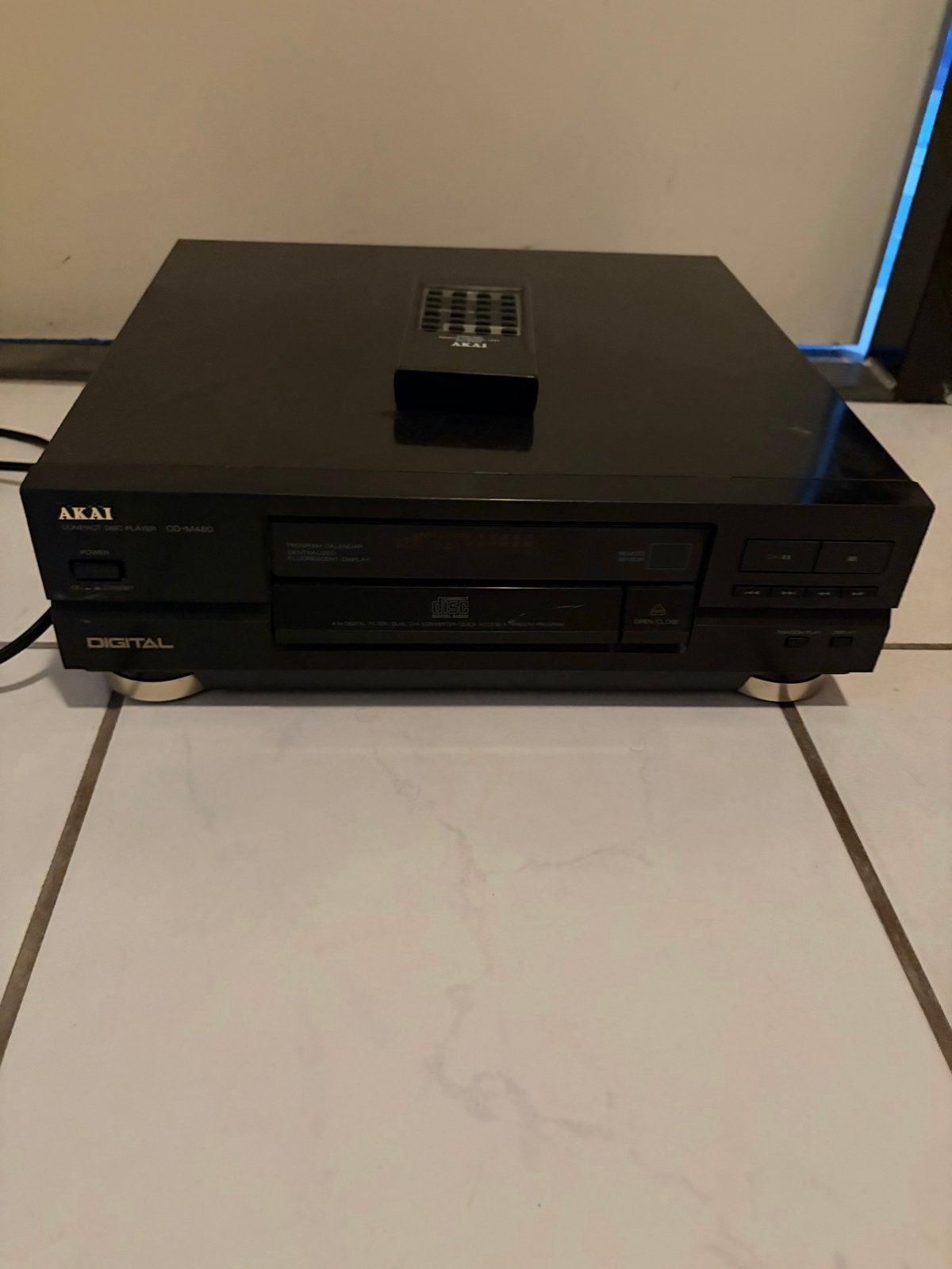 Akai CD-M480 CD-speler met originele afstandsbediening, Ophalen, Gebruikt, Overige merken