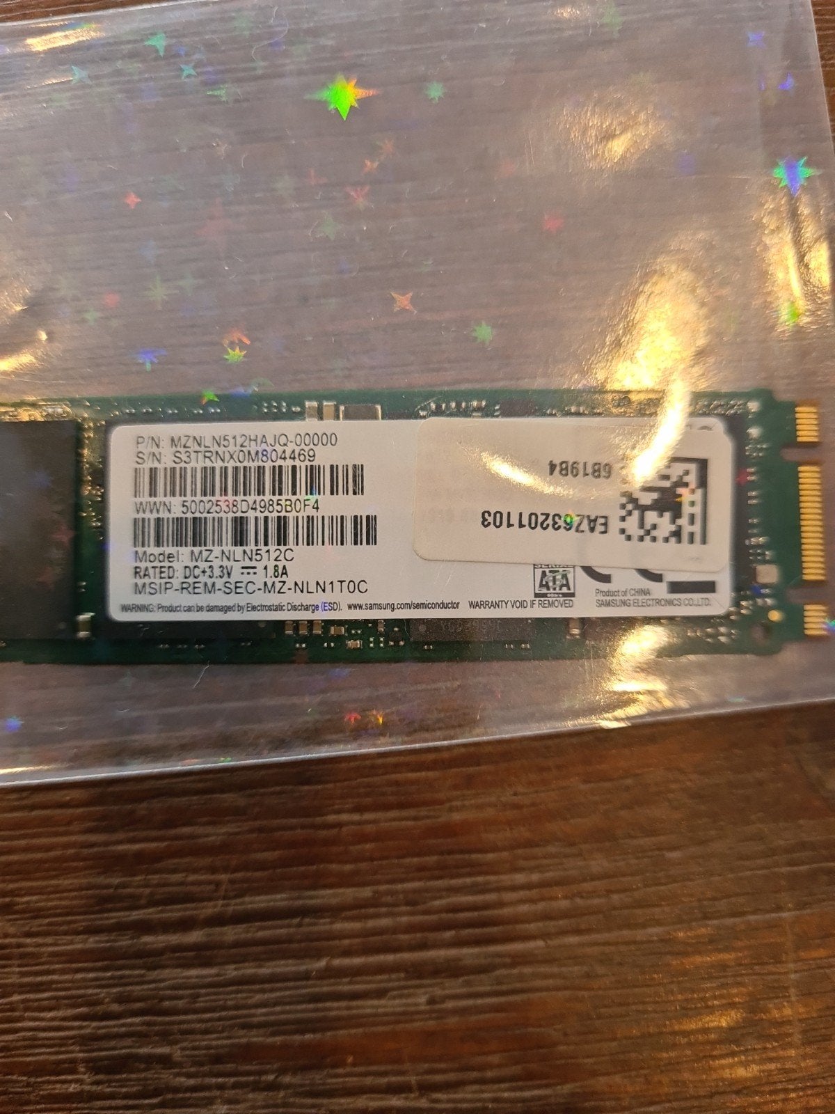 Samsung MZ-NLN512C 512GB M.2 SATA SSD voor Laptop/Desktop, Computers en Software, Harde schijven, Ophalen of Verzenden