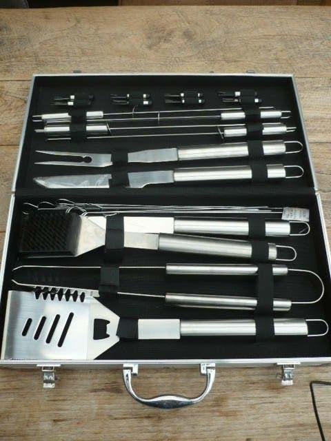 Barbecue accessoires set koffer grill accessoires, Ophalen of Verzenden, Nieuw