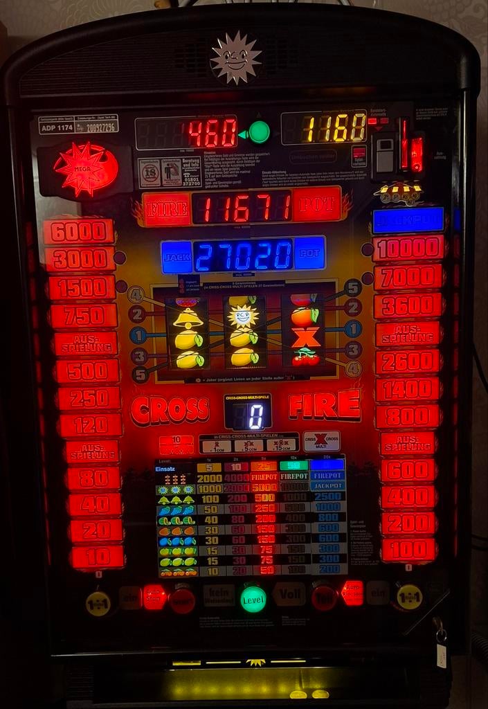 Mooie Gokkast Cross Fire, Verzamelen, Automaten | Gokkasten en Fruitautomaten, Euro, Ophalen, Gebruikt