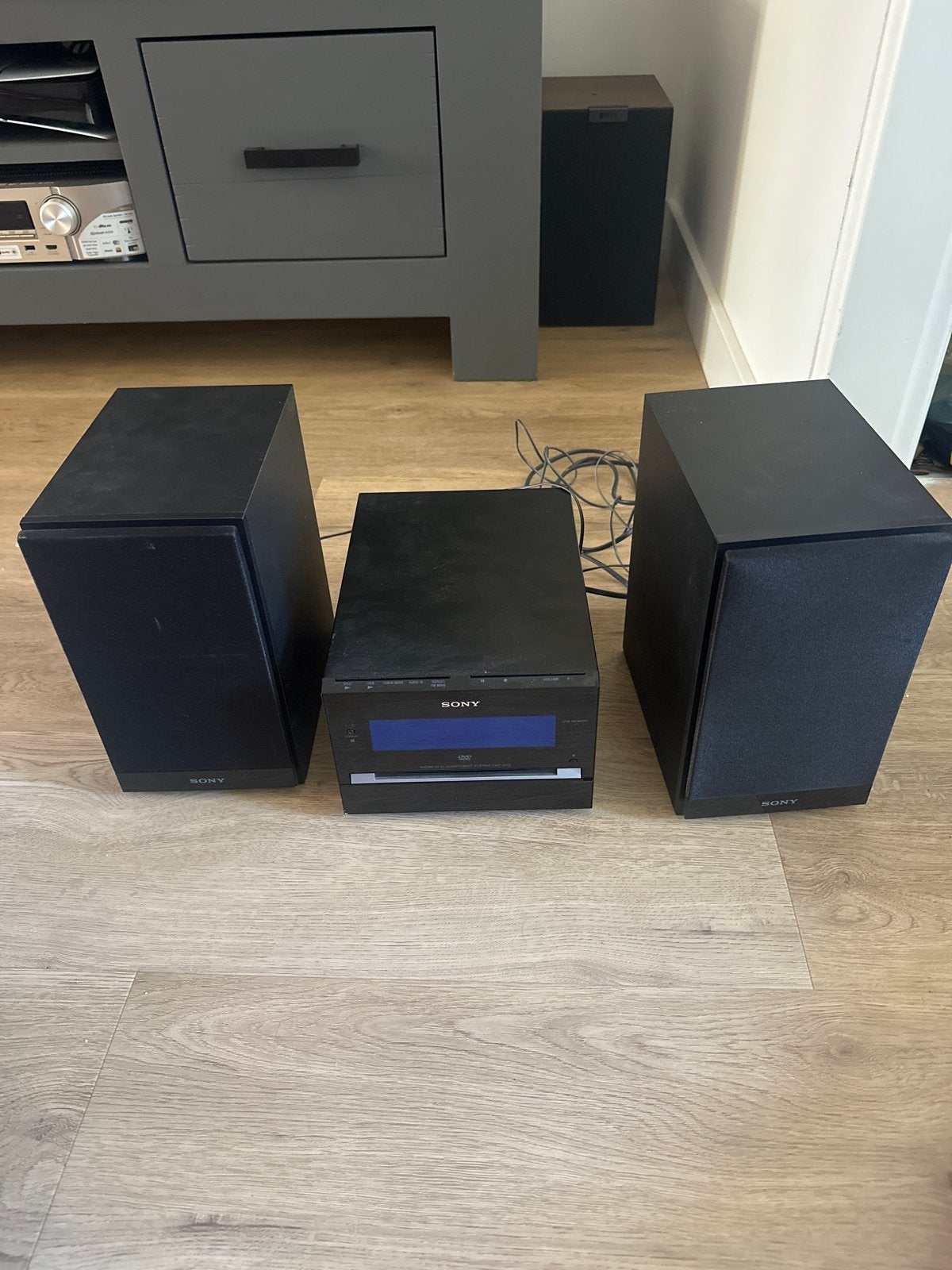 Sony Micro Hi-Fi Component System CMT-DH3 met speakers, Gebruikt, Ophalen of Verzenden, Microset, Sony