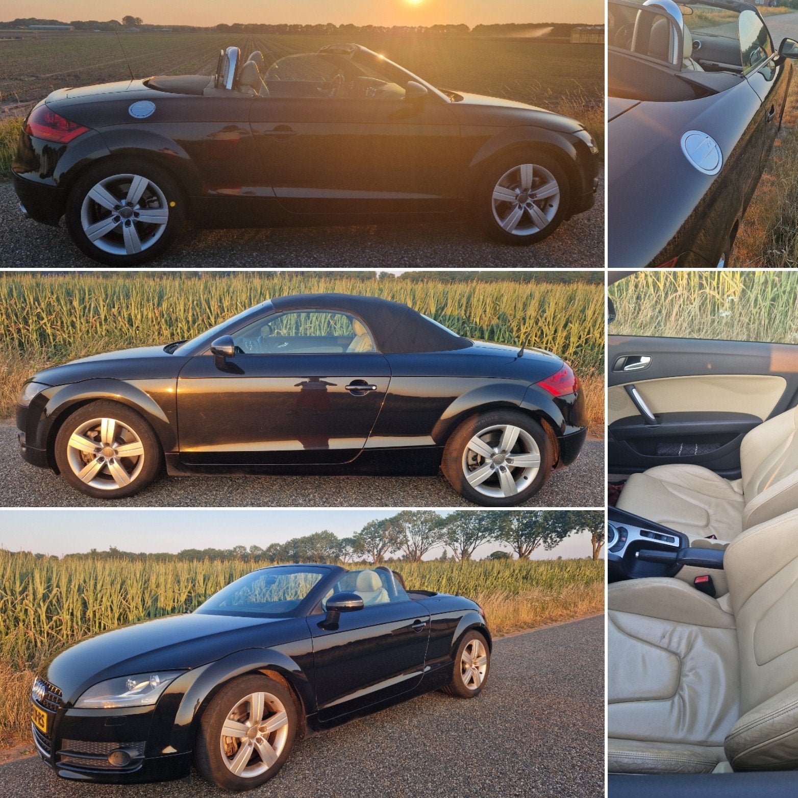 Audi TT 3.2 V6 Q Roadster 184KW S-tr 2007 Zwart, Auto's, Audi, Particulier, TT, Benzine, F, Cabriolet, Automaat, Origineel Nederlands