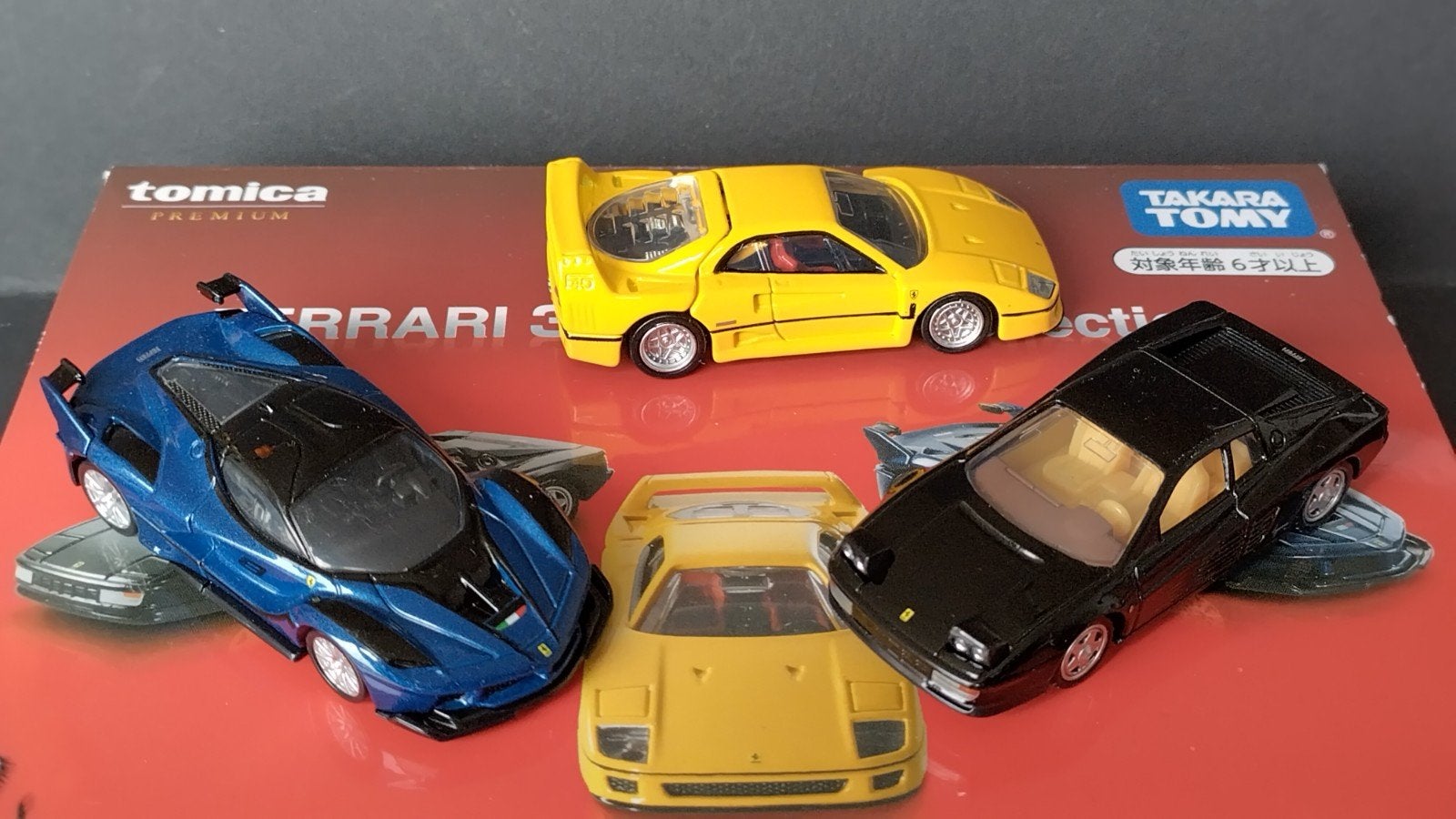 Ferrari F40 Testarossa FXx. 1:67 Tomica Premium 3 pack Pol, Overige merken, Auto, Verzenden, Nieuw
