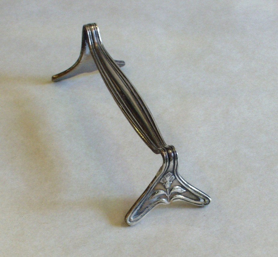 Set van 6 art nouveau messenleggers., Antiek en Kunst, Antiek | Bestek, Ophalen of Verzenden