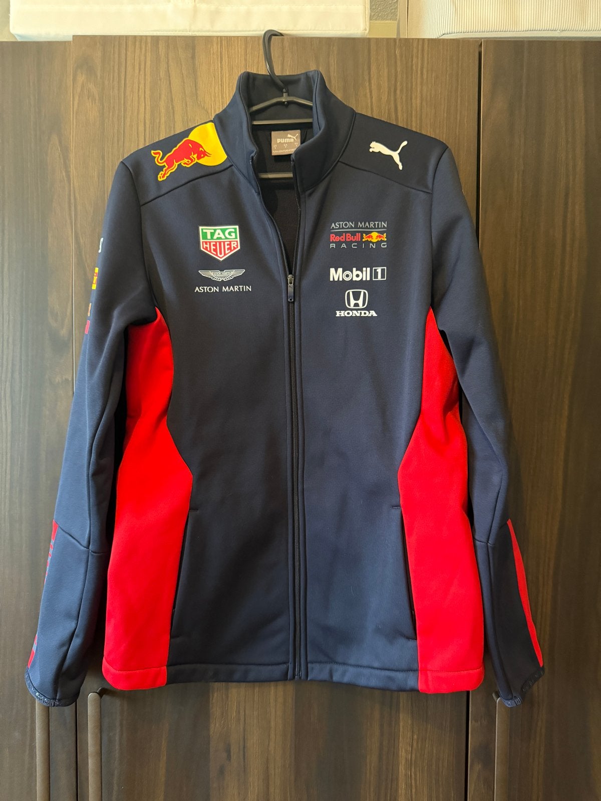 Red Bull Racing F1 Team Softshell Jas Maat S, Blauw, Ophalen of Verzenden, Zo goed als nieuw, Maat 46 (S) of kleiner