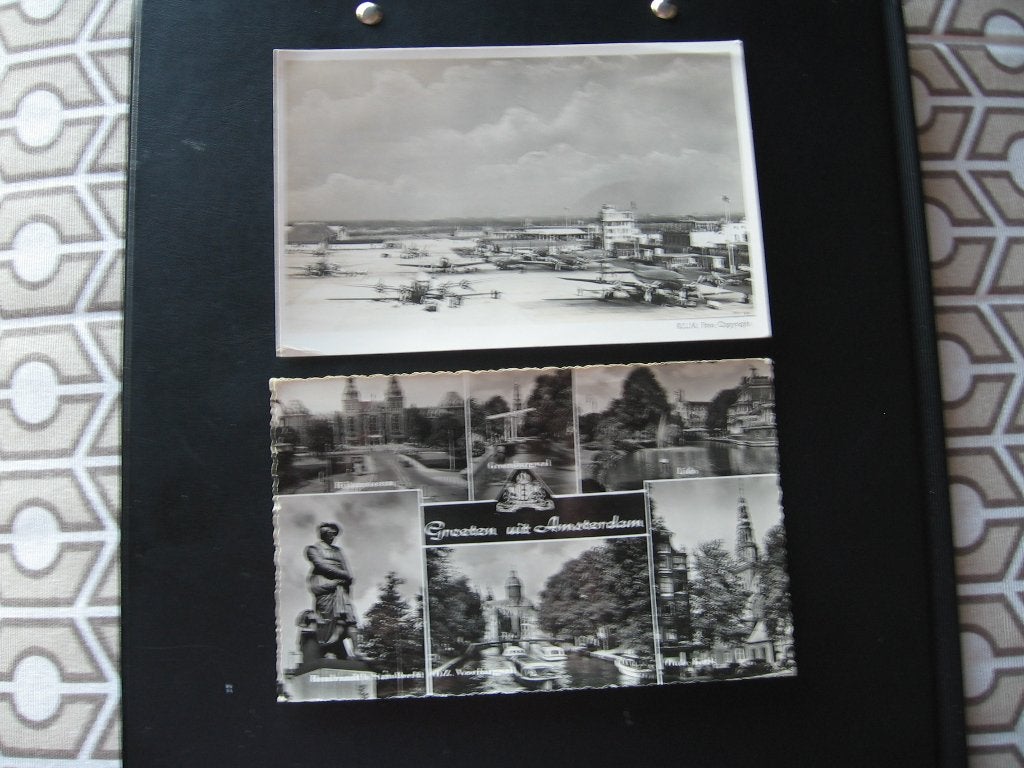 Vijf zw/wit ansichtkaarten van Amsterdam, Ophalen of Verzenden, 1960 tot 1980, Ongelopen, Noord-Holland