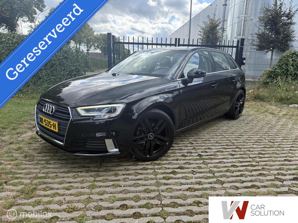Audi A3 Sportback 1.0 TFSI Sport NAP DEALER NAVI CRUISE PDC, Voorwielaandrijving, Gebruikt, Euro 6, Zwart
