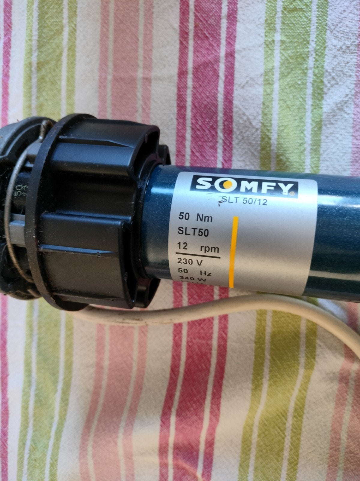 Somfy SLT 50/12 buismotor voor rolluiken/zonwering, Ophalen of Verzenden, Gebruikt, Ventilator en Afzuiger