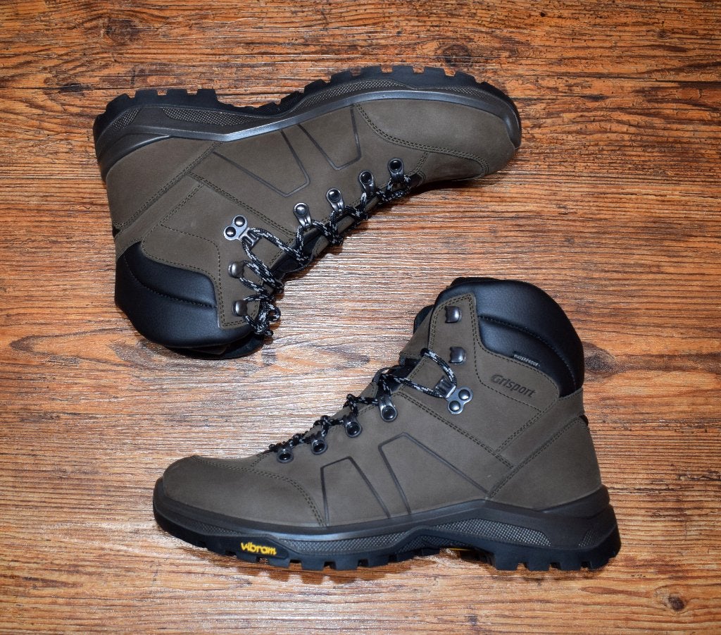GRISPORT - leren wandelschoen Utah Mid Caffe - maat 42, Grisport, Bruin, Nieuw, Ophalen of Verzenden