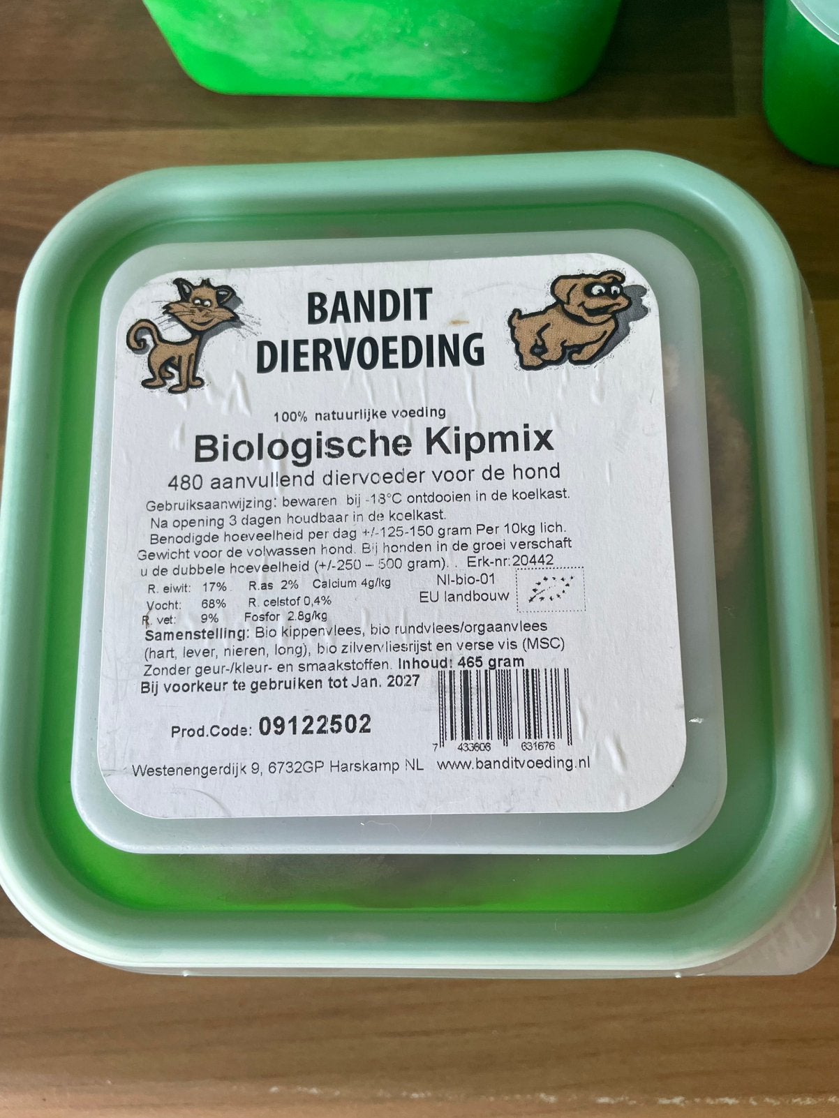 Bandit Bio 2 x vleesmix en 3 x kipmix, Dieren en Toebehoren, Dierenvoeding, Ophalen, Hond