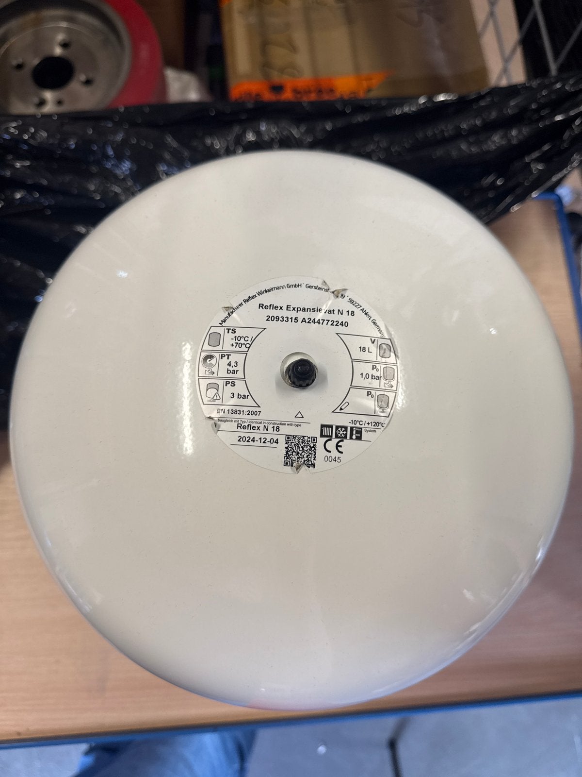 Reflex Expansievat N18 - 18 Liter, Minder dan 30 cm, Overige typen, Nieuw, Minder dan 60 cm