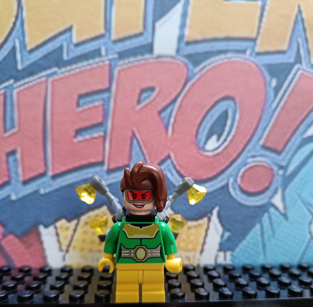 Lego Doc Ock - Female, Medium Legs, Flat Silver Arms, Gebruikt, Overige thema's, Lego, Ophalen of Verzenden