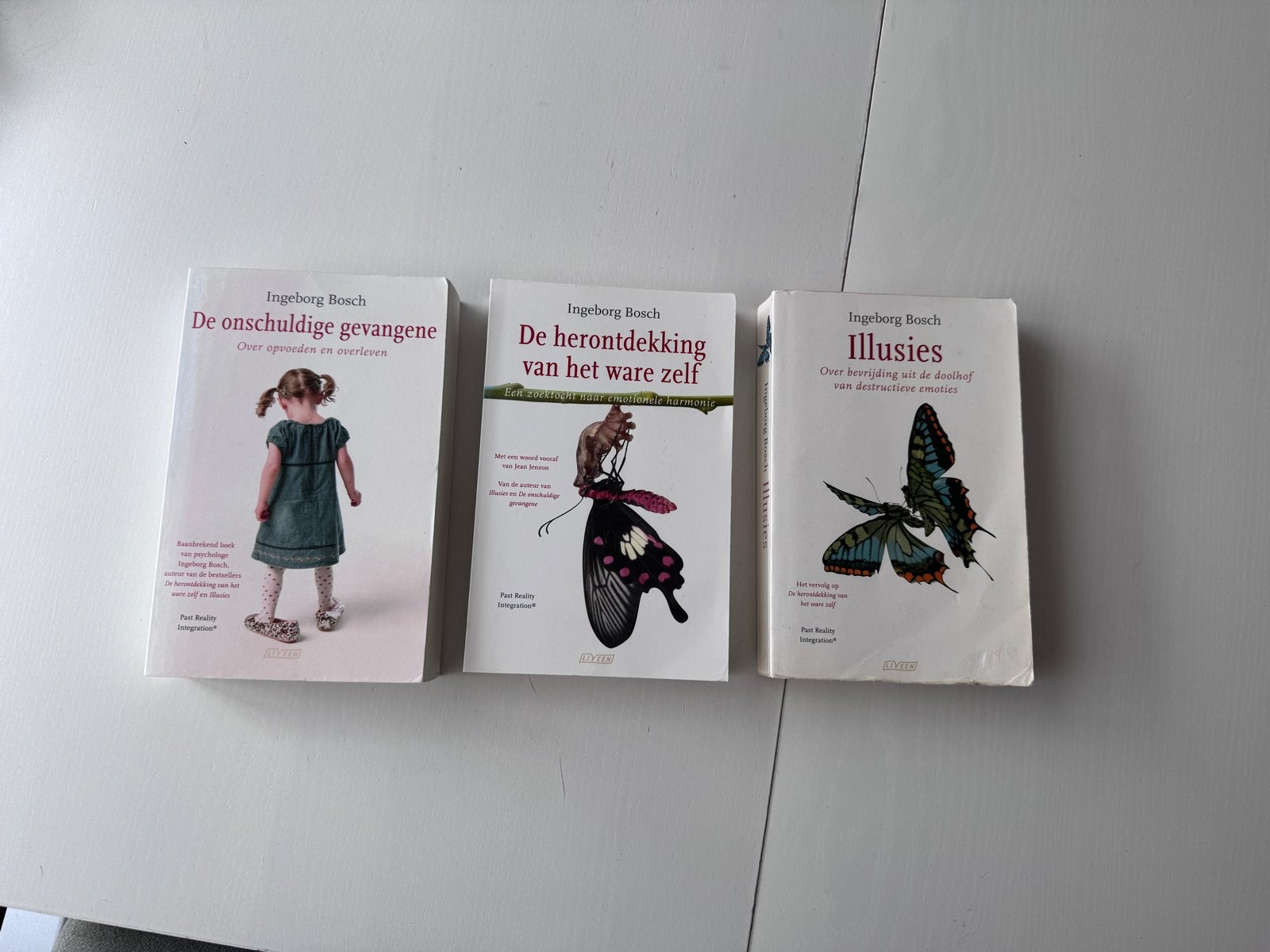 3 boeken Ingeborg Bosch - illusies, de onschuldige gevangene, Ophalen of Verzenden, Gelezen, Ontwikkelingspsychologie