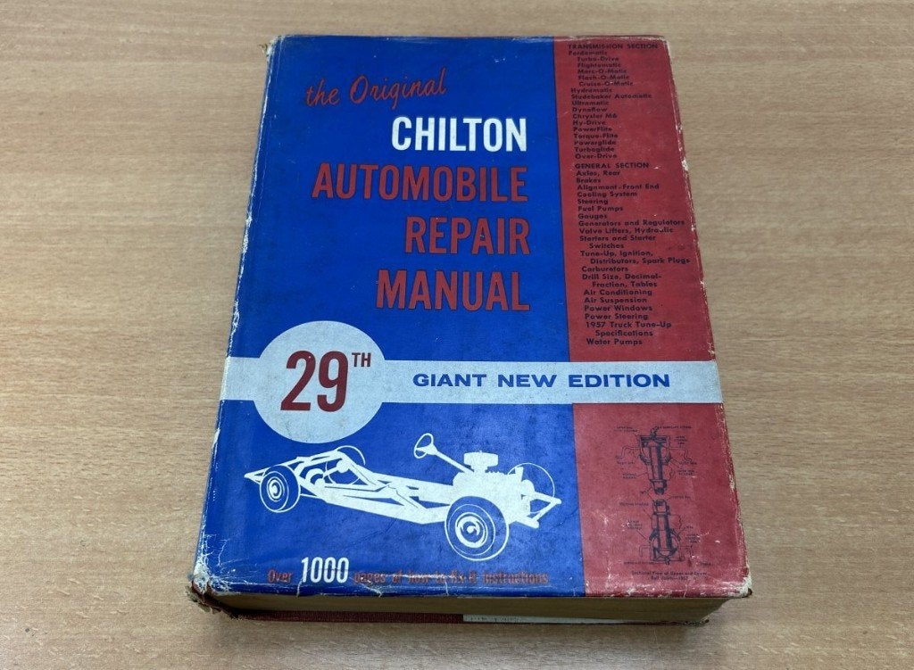 1958 Chilton Repair Manual voor Amerikaanse auto's, Ophalen
