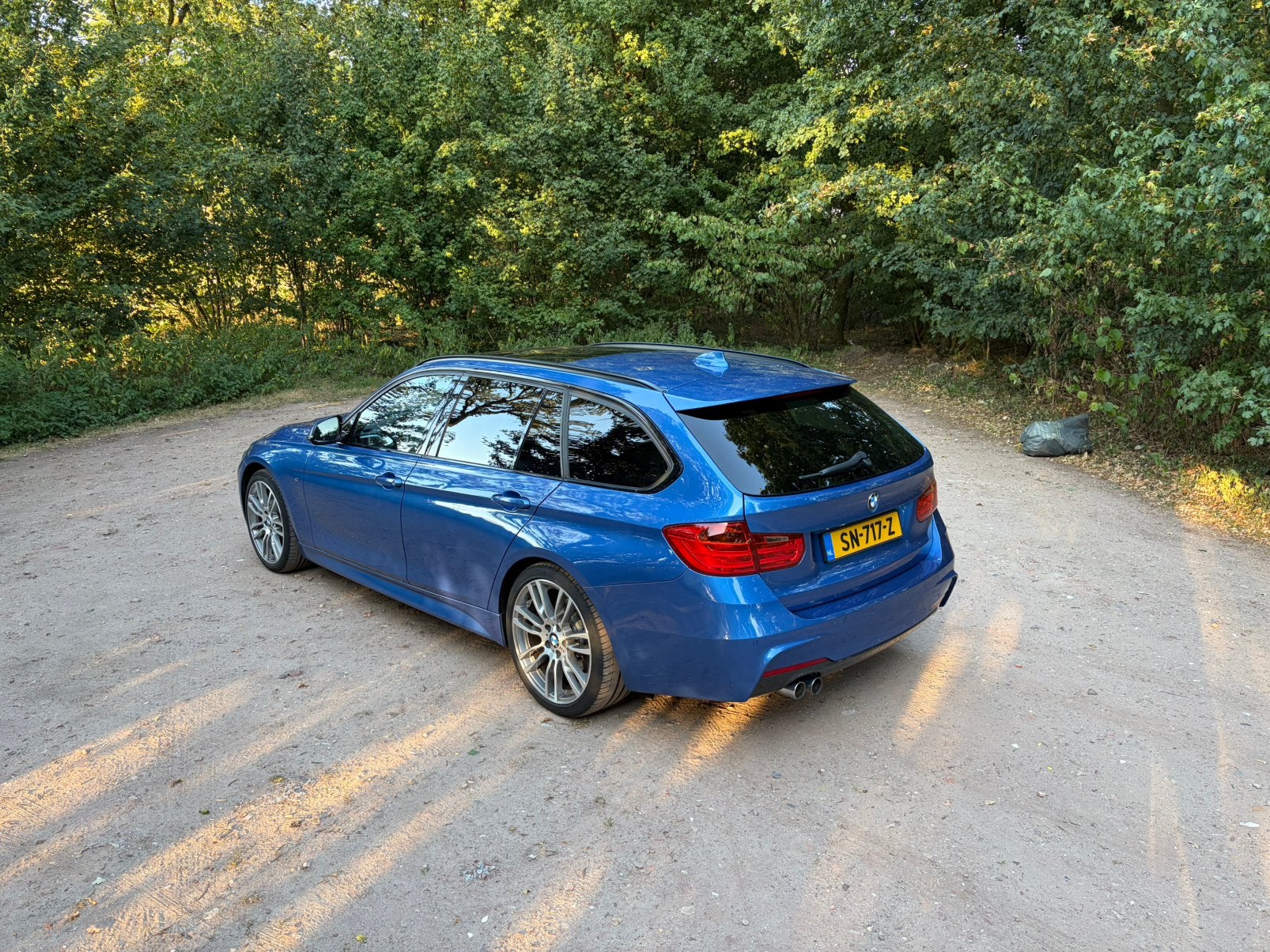 BMW 335D X-Drive Touring, Auto's, Automaat, 1800 kg, Zwart, Blauw