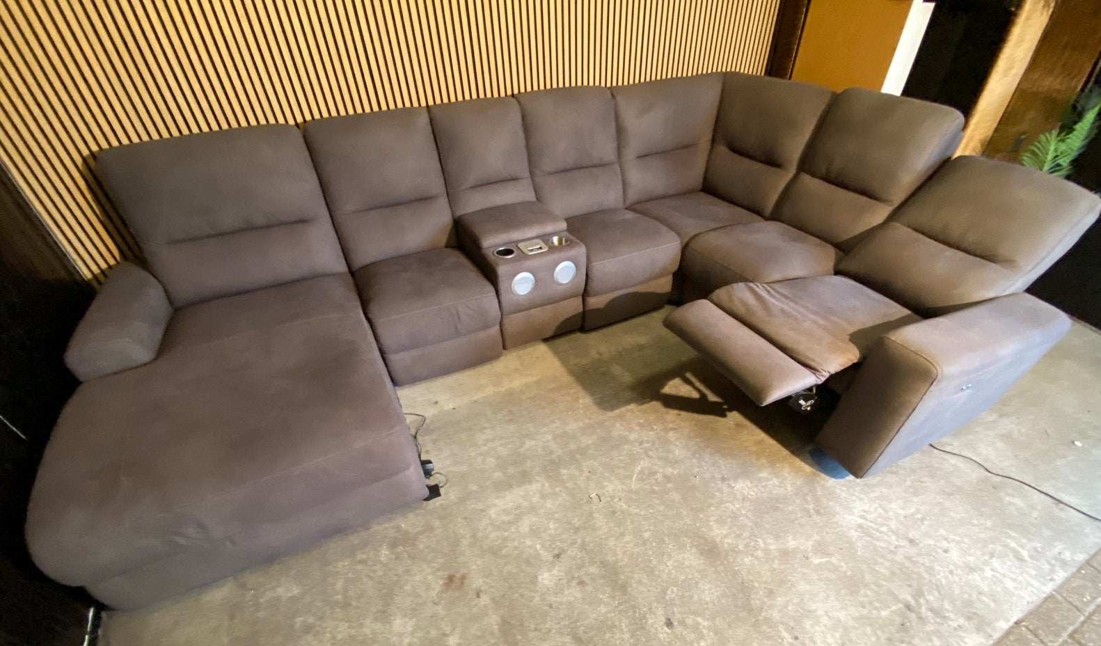 !!ACTIE!! LUXE U BANK MET VEEL OPTIES, Huis en Inrichting, Verzenden, Hoekbank, 300 cm of meer, Zo goed als nieuw