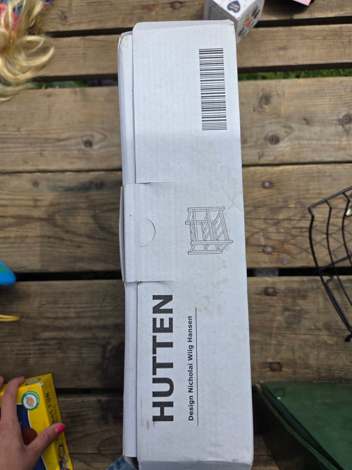 IKEA HÜTTEN wijnrekje - Nieuw in doos!, Ophalen, Nieuw, Hout, 5 tot 15 flessen