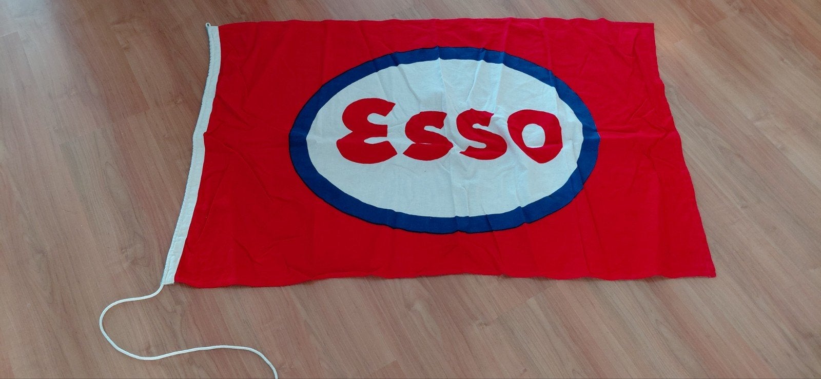 Vintage ESSO vlag 65x110 cm, Ophalen of Verzenden, Zo goed als nieuw, Overige typen