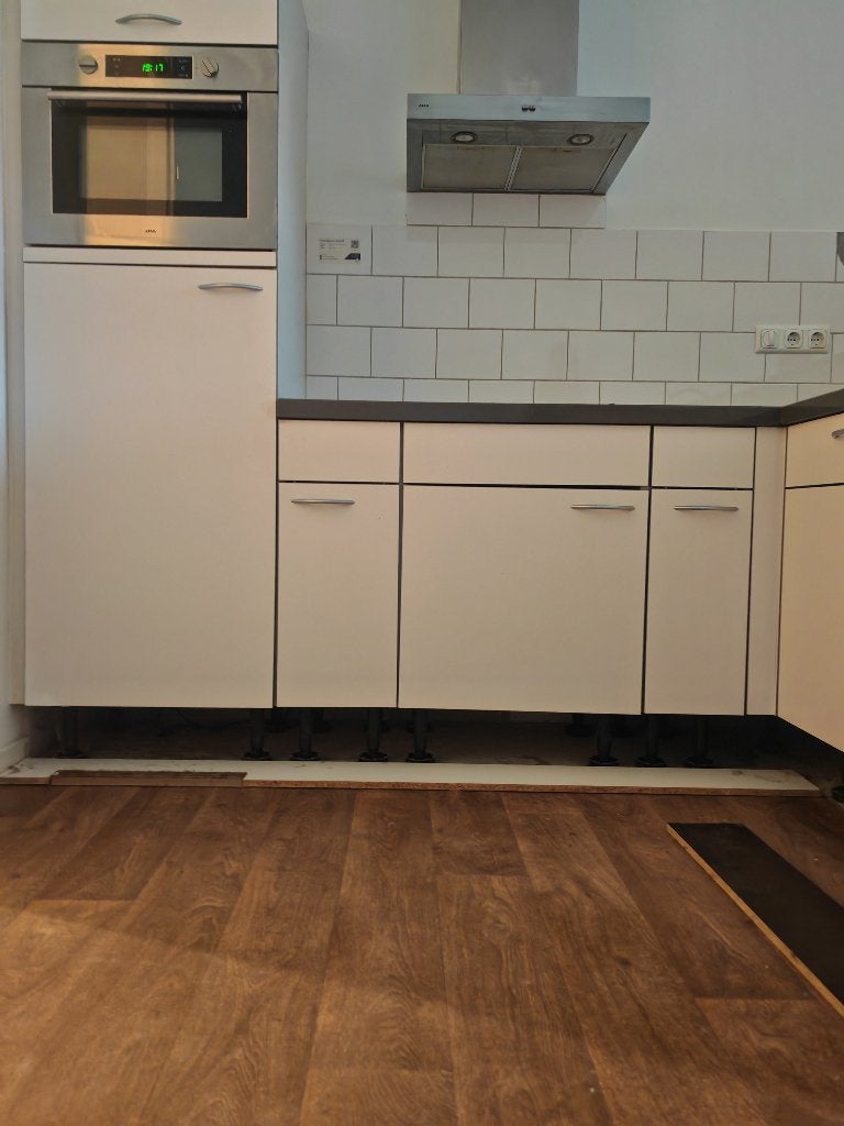 Keuken, Huis en Inrichting, Keuken | Complete keukens, Ophalen, Gebruikt, Wit, Hoekkeuken