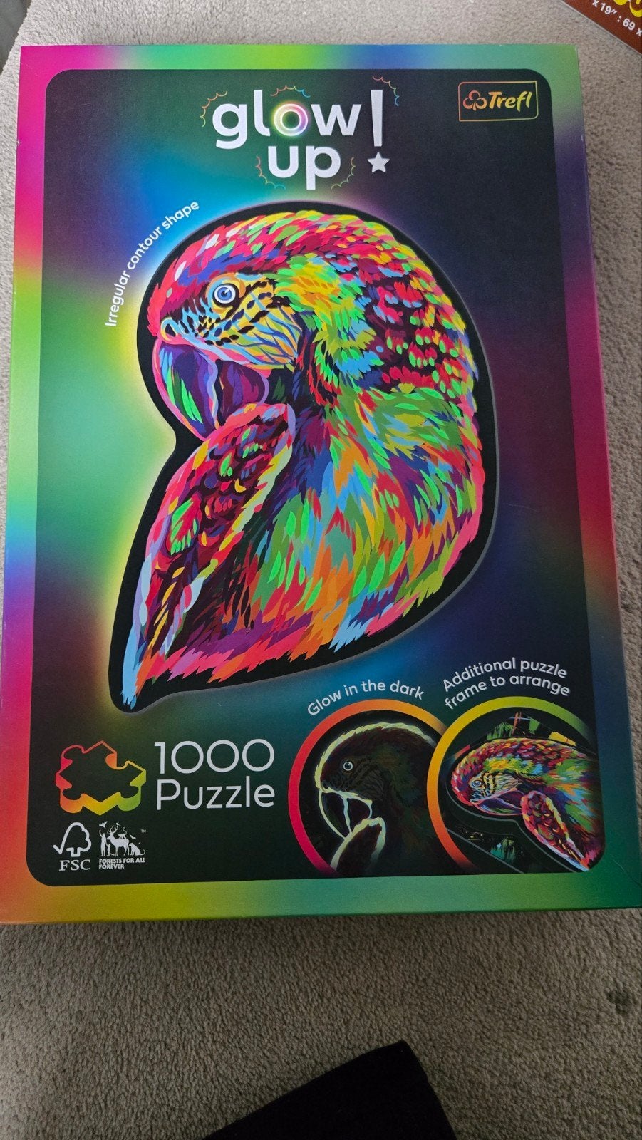 Glow up puzzel - 1000 stuks, Ophalen of Verzenden
