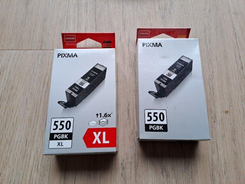 Cartridge Canon 550 en 550 XL black, Computers en Software, Ophalen of Verzenden, Nieuw, Cartridge, Canon Pixma