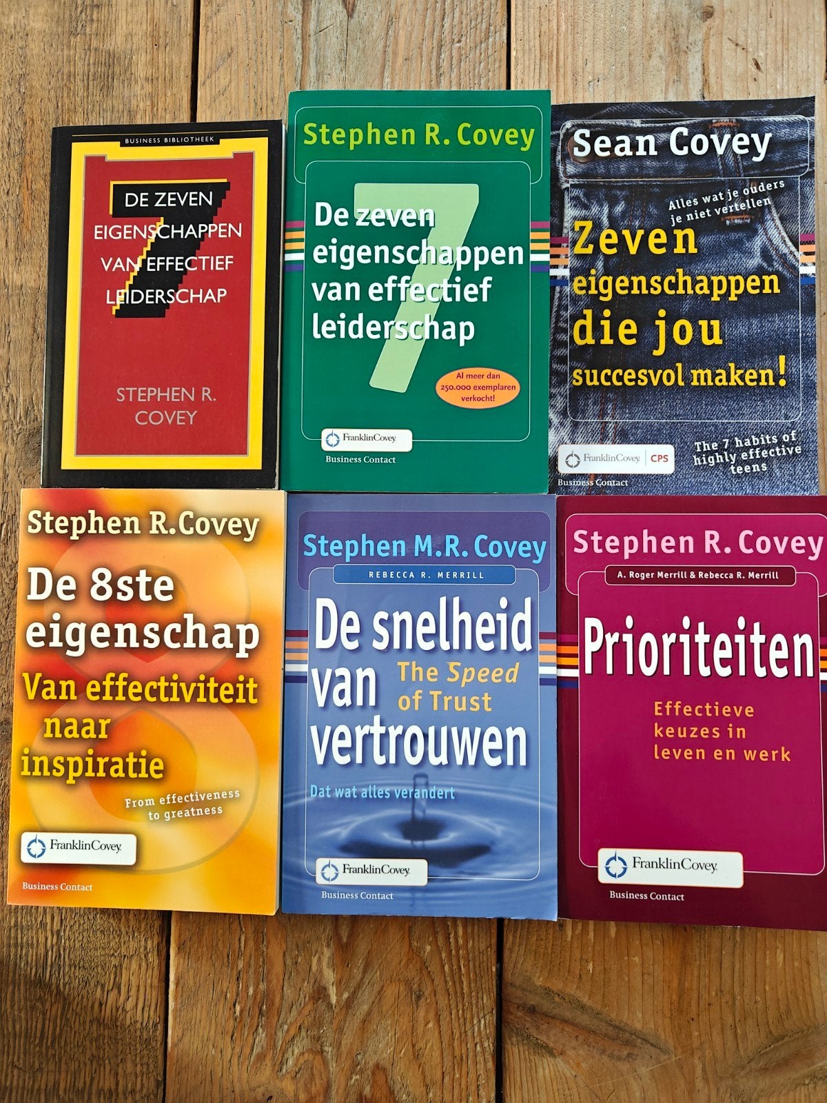 6 Boeken van Covey., Ophalen of Verzenden, Zo goed als nieuw, Management