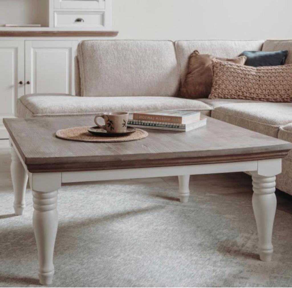 Salontafel Fleur 100x100cm Tower Living, Huis en Inrichting, Ophalen, Gebruikt, 100 tot 150 cm, 50 tot 100 cm