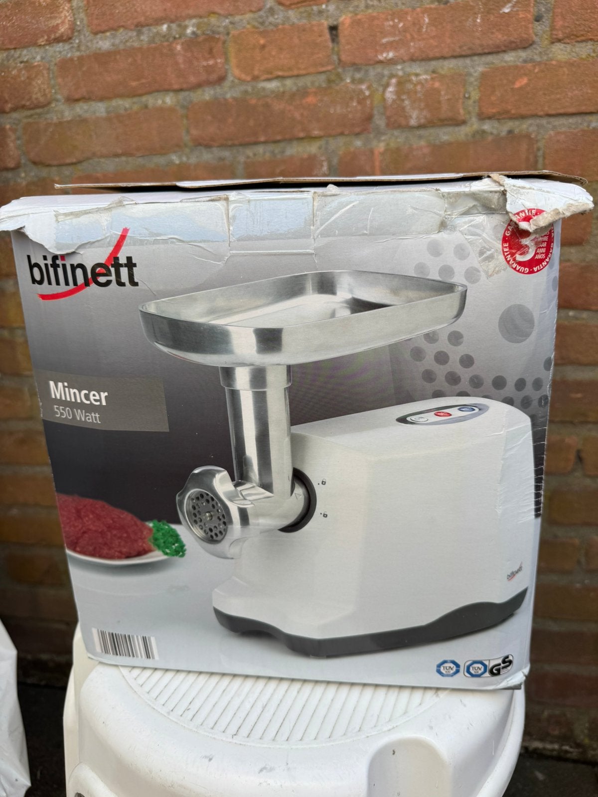 Gehaktmolen voor in de keuken, Ophalen, Nieuw, 3 snelheden of meer