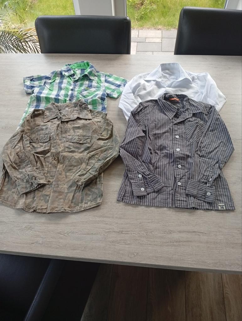 Mooie hemden in de maat 110/116, Kinderen en Baby's, Kinderkleding | Maat 110, Ophalen of Verzenden, Zo goed als nieuw, Jongen