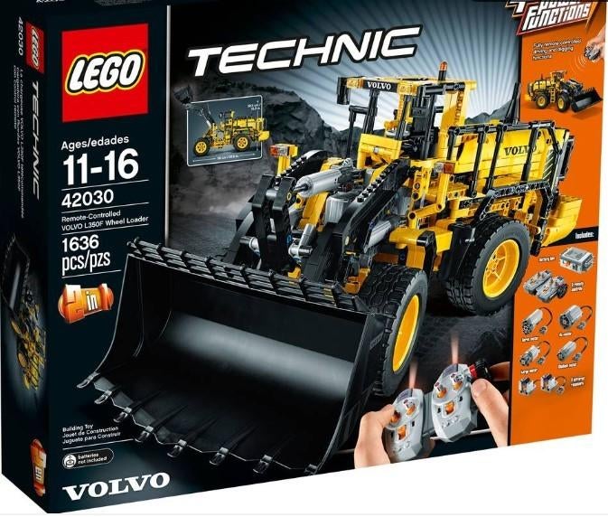 Lego 42030 afstand bedienbare VOLVO L350F Wiellader shovel, Gebruikt, Lego, Compleet, Ophalen of Verzenden