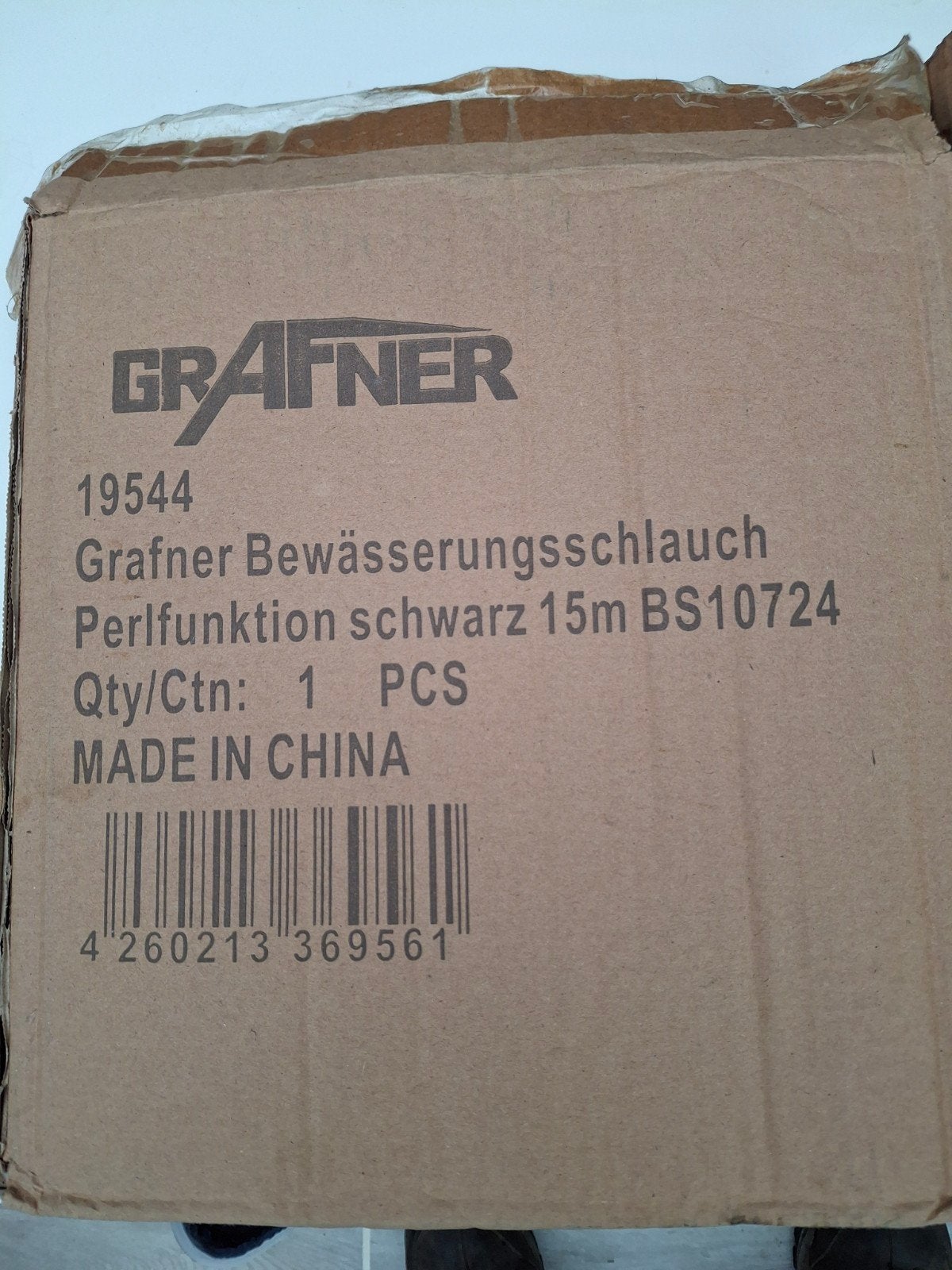 Grafner bewateringsslang Perlfunktion 15m, Tuin en Terras, Ophalen of Verzenden, Nieuw, Tuinslang