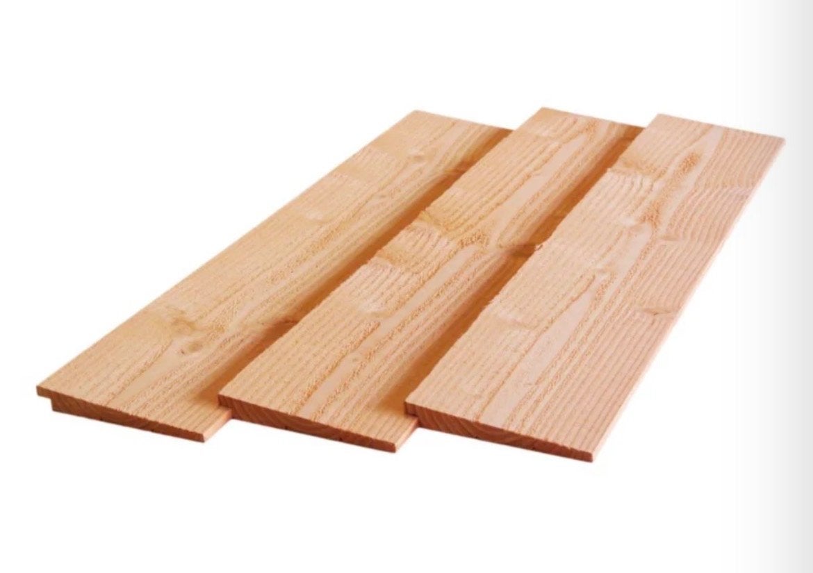 Blank Zweeds Rabat Douglas 18.5 cm x 5 m, Tuin en Terras, Ophalen of Verzenden, Nieuw, 250 cm of meer, Planken
