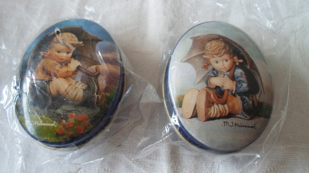 Metalen Hummel doosjes. Nieuw in verpakking. H.J. Hummel., Ophalen of Verzenden