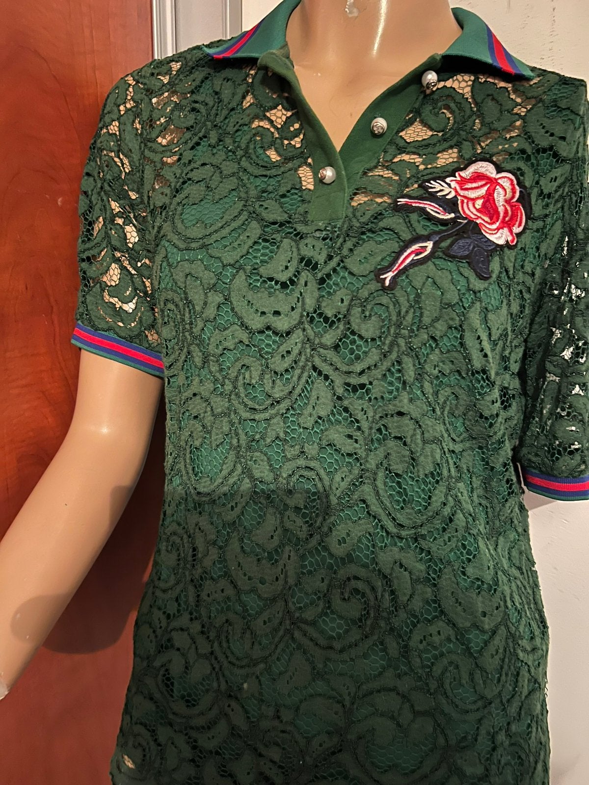 MARC AUREL blouse van kant & ondertop M origineel ZGAN, Maat 38/40 (M), G, G, Ophalen of Verzenden