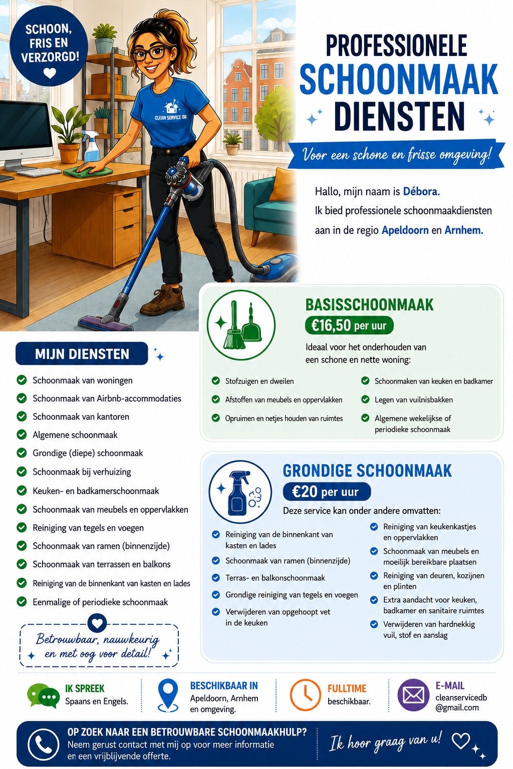 Schoonmaak, Vacatures, Vacatures | Schoonmaak en Facilitaire diensten, 33 - 40 uur, Vanaf 10 jaar, Overige vormen