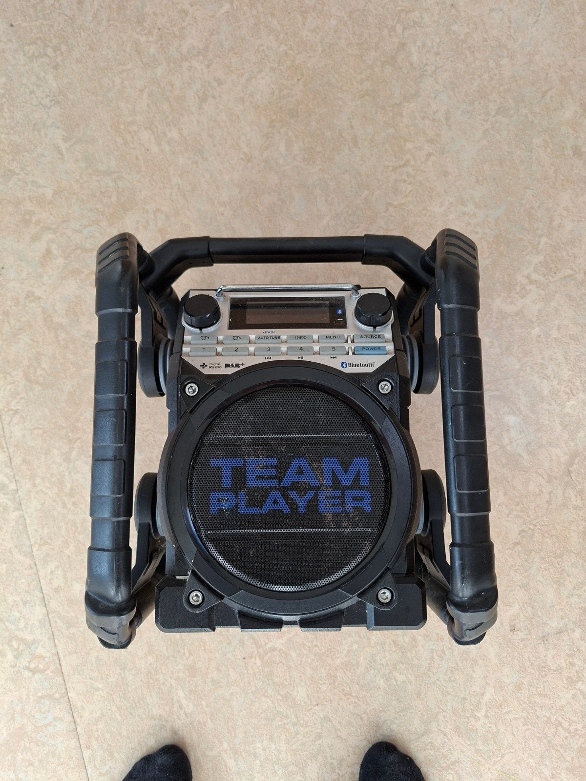Team Player Bouwradio DAB+ Bluetooth, Ophalen, Gebruikt, Bouwradio