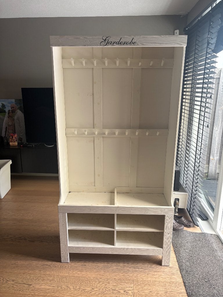 Garderobekast met opknapbeurt, Ophalen, Gebruikt, Staande kapstok, 150 tot 200 cm
