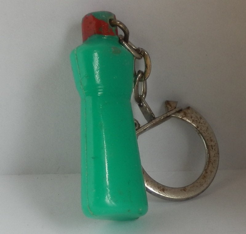 Sl234 sleutelhanger groene flacon, Ophalen of Verzenden, Gebruikt