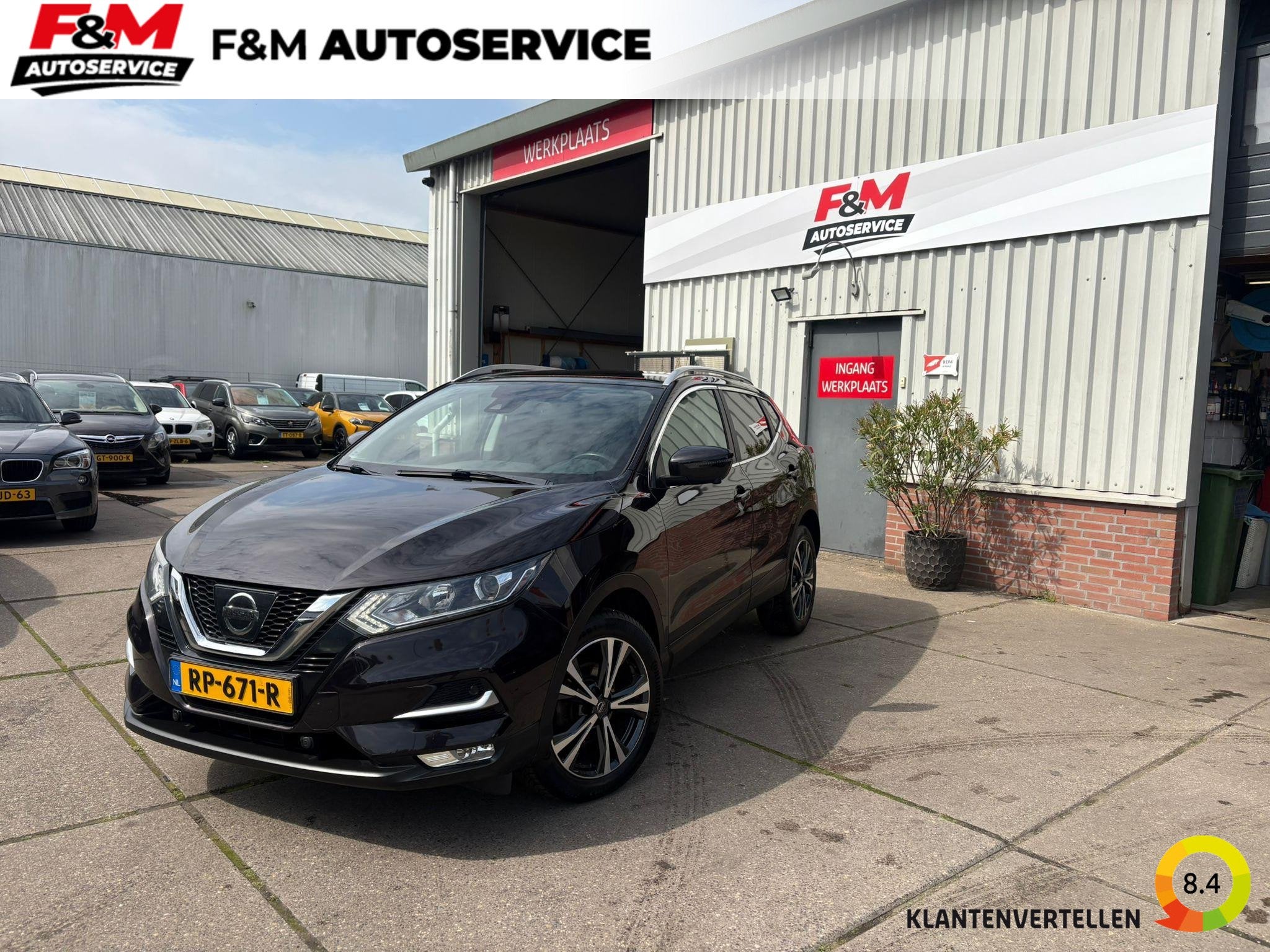 Nissan Qashqai 1.2 N-Connecta Clima, cruise, 360, pano, Auto's, Voorwielaandrijving, Stof, Gebruikt, Euro 6
